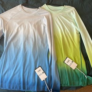 Figs seamless S NWT 2 colors blue/green hombre long sleeve